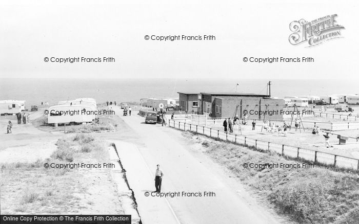 Photo of Blackhall Colliery, Crimdon Dene Caravan Site c.1965