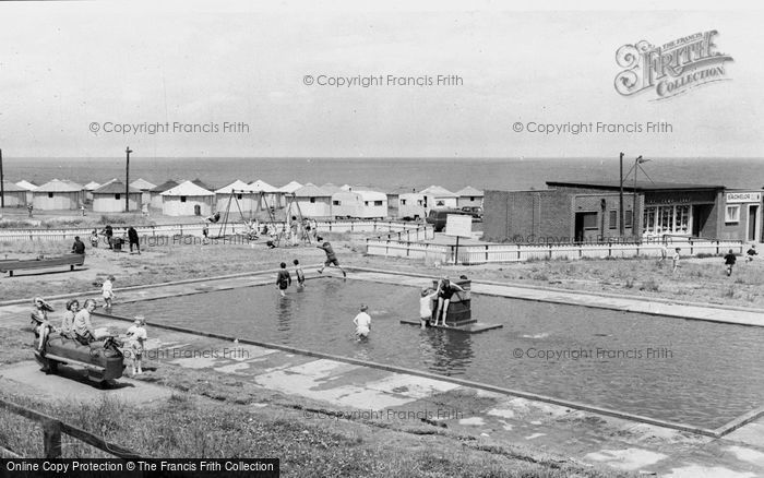 Photo of Blackhall Colliery, Crimdon Dene, The Paddling Pool c.1965