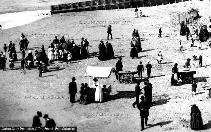 Photo of Blackpool, Beach Vendors 1890