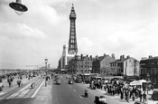 Central Promenade c.1955, Blackpool