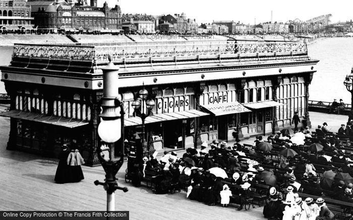 Photo of Blackpool, Cigars Cafe, North Pier 1899