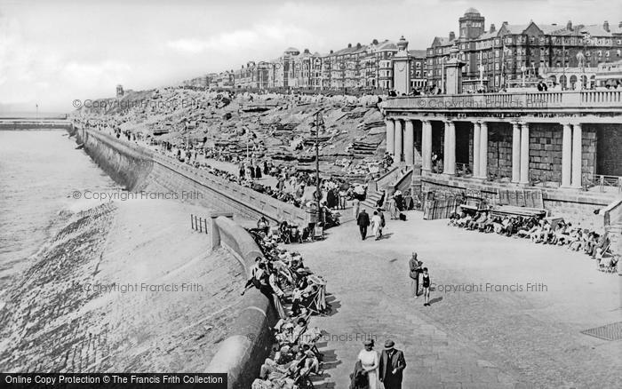 Photo of Blackpool, Cliff Rockeries And Promenade c.1939