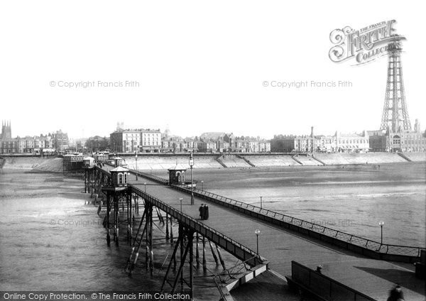 Photo of Blackpool, From North Pavilion 1894