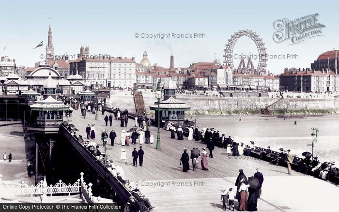 Blackpool, From North Pier 1906