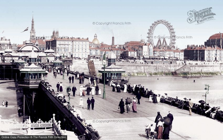 Blackpool, from North Pier 1906