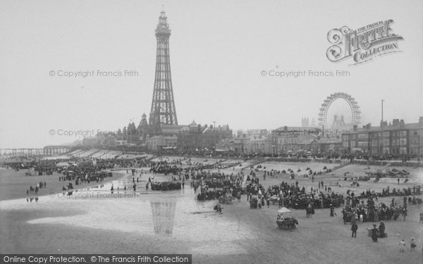 Photo of Blackpool, From The Central Pier 1896