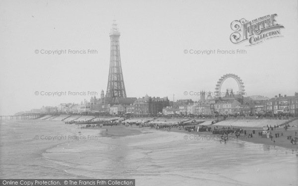 Photo of Blackpool, From The Central Pier 1896