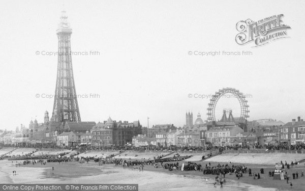 Photo of Blackpool, From The Central Pier 1896