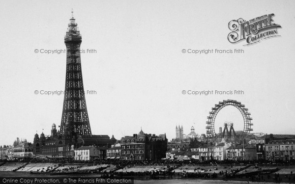 Photo of Blackpool, From The Central Pier 1896