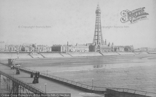 Photo of Blackpool, From The North Pavilion 1894