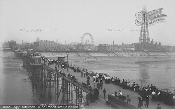 Photo of Blackpool, From The North Pier 1896