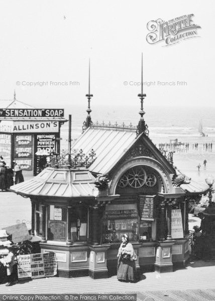 Photo of Blackpool, Kiosk On The South Jetty 1890