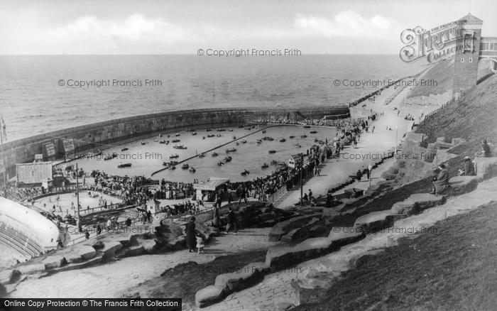 Photo of Blackpool, Lift And Boating Pool c.1939