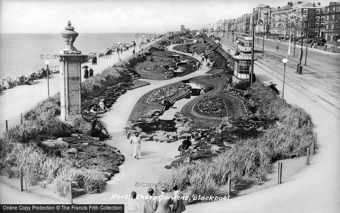 Photo of Blackpool, North Shore Gardens c.1939
