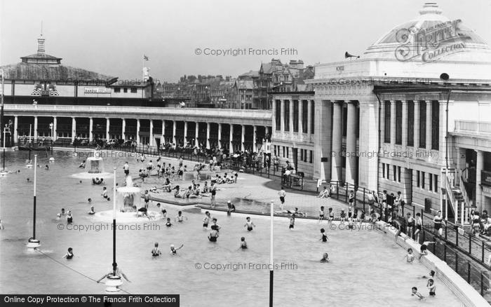 Photo of Blackpool, Outdoor Swimming Pool c.1955