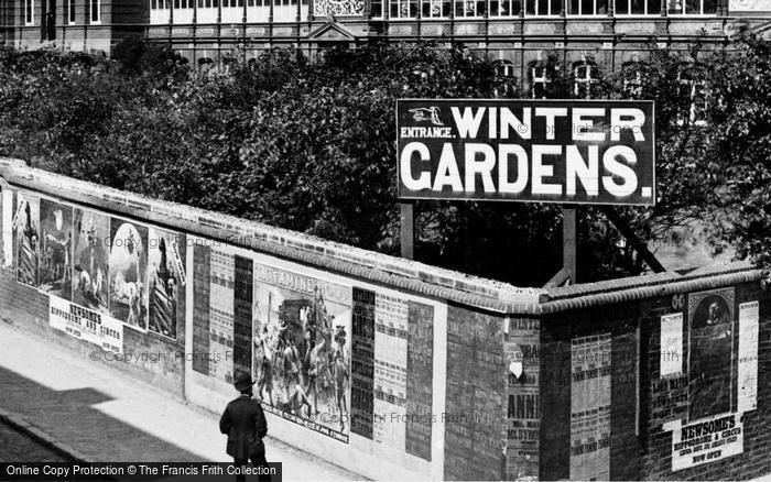 Photo of Blackpool, Posters At The Winter Gardens 1890