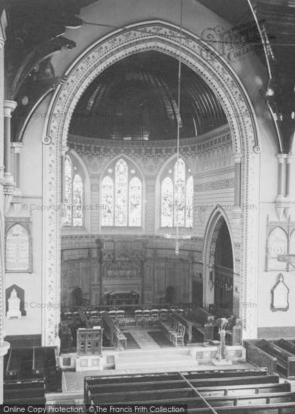 Photo of Blackpool, St John's Church Interior 1890