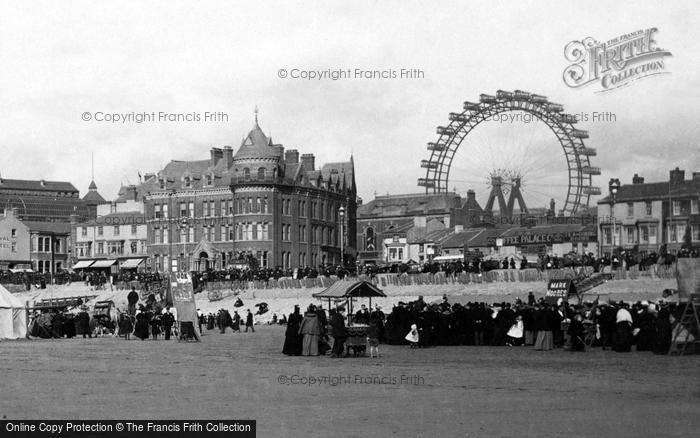 Photo of Blackpool, Stalls On The Beach 1896