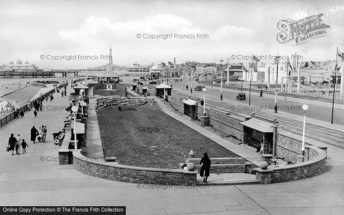 Photo of Blackpool, Sunken Gardens And Pleasure Beach c.1939