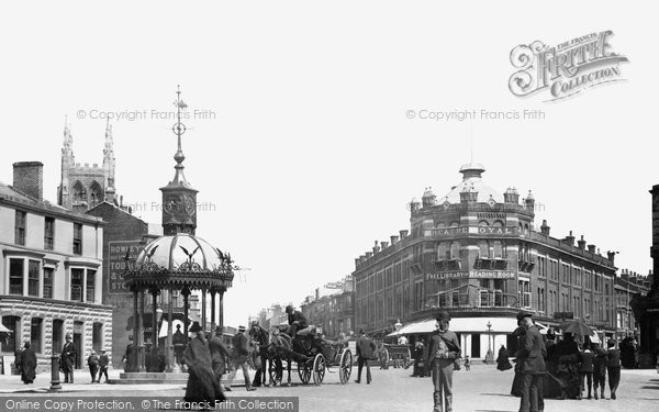 Photo of Blackpool, Talbot Square 1890