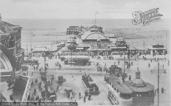 Photo of Blackpool, Talbot Square And North Pier c.1935
