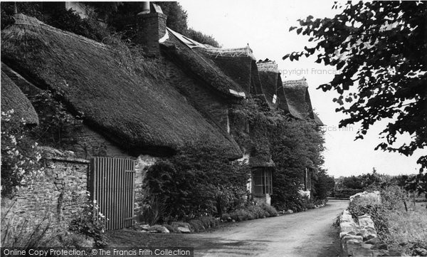Photo of Blackpool, Thatched Cottages c.1955