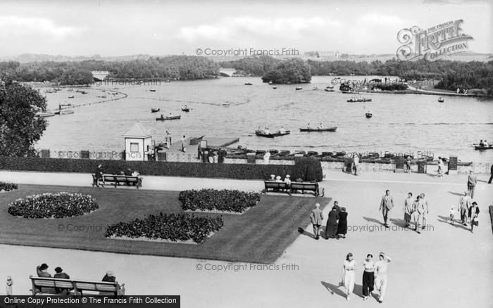Photo of Blackpool, The Lake, Stanley Park c.1939