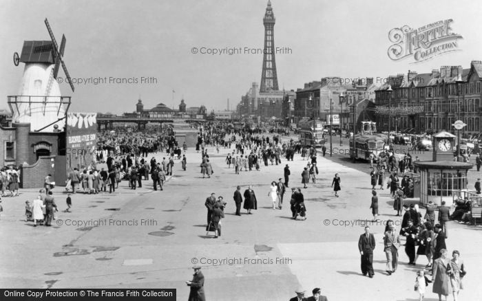 Photo of Blackpool, The Promenade 1947