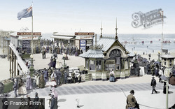 The South Jetty From The Wellington Hotel 1890, Blackpool