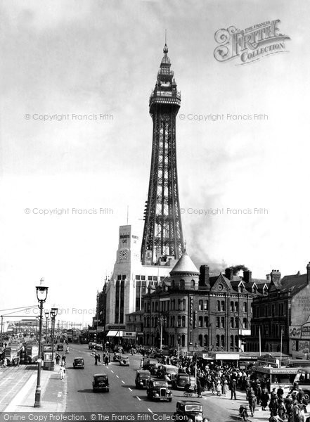Photo of Blackpool, The Tower c.1950