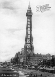 The Tower From Central Pier 1894, Blackpool