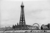 The Tower From The  Sands 1896, Blackpool