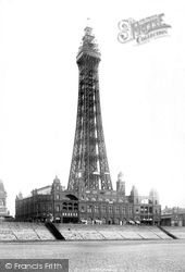 Tower From Sands 1894, Blackpool