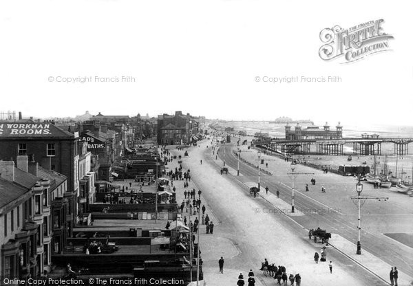 Photo of Blackpool, View From Palatine Hotel 1906