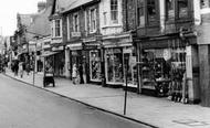 Shops On High Street c.1960, Blackwood
