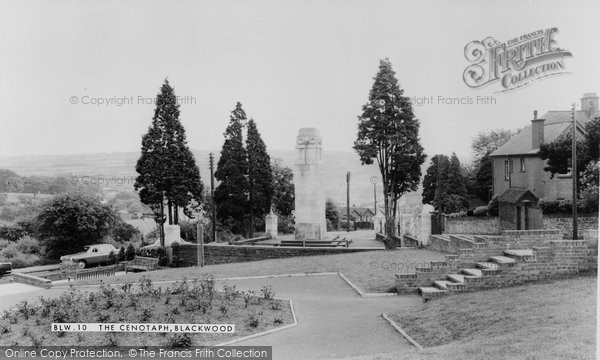 Photo of Blackwood, The Cenotaph c.1965