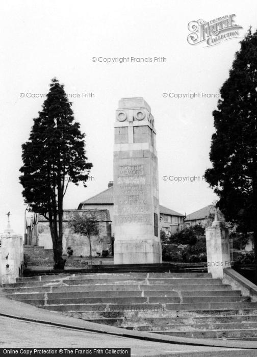 Photo of Blackwood, The Cenotaph c.1965