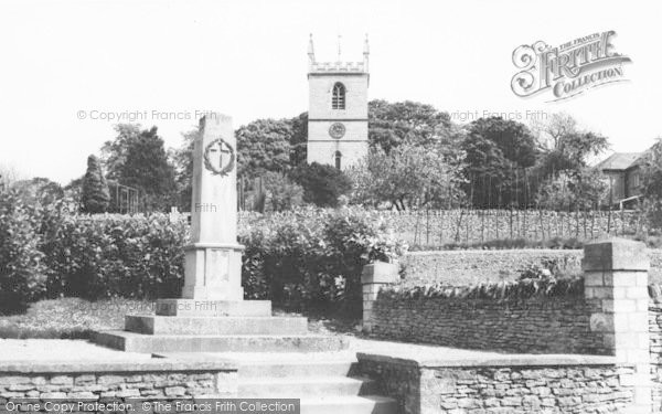 Photo of Bladon, Memorial And Church c.1965