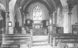 St Martin's Church Interior c.1960, Bladon