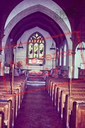 St Martin's Church Interior c.1980, Bladon
