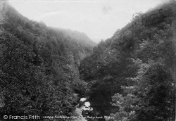 Cynfal River From Talybont 1901, Blaenau Ffestiniog