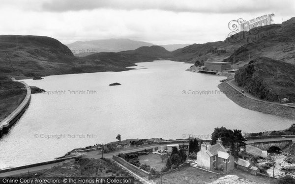 Photo of Blaenau Ffestiniog, Lower Dam And Power Station c.1965