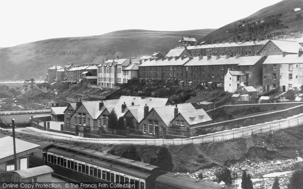 Photo of Blaengwynfi, Station, School And Workmen's Hall 1938