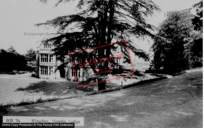 Photo of Blagdon, Coombe Lodge c.1960