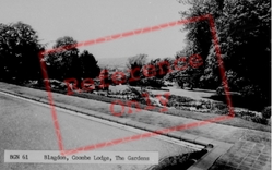 Coombe Lodge, The Gardens c.1960, Blagdon