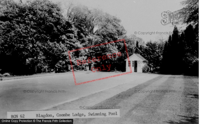 Photo of Blagdon, Coombe Lodge, The Swimming Pool c.1960
