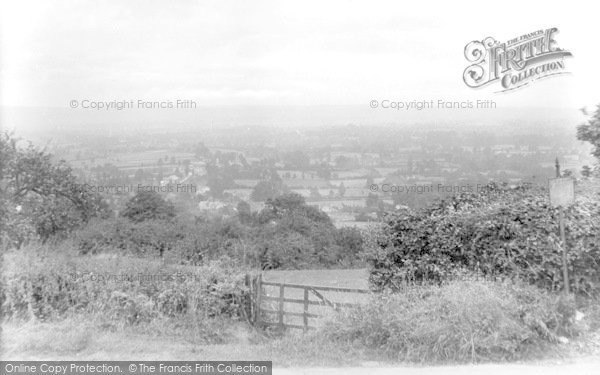 Photo of Blagdon Hill, View From The Hills 1923