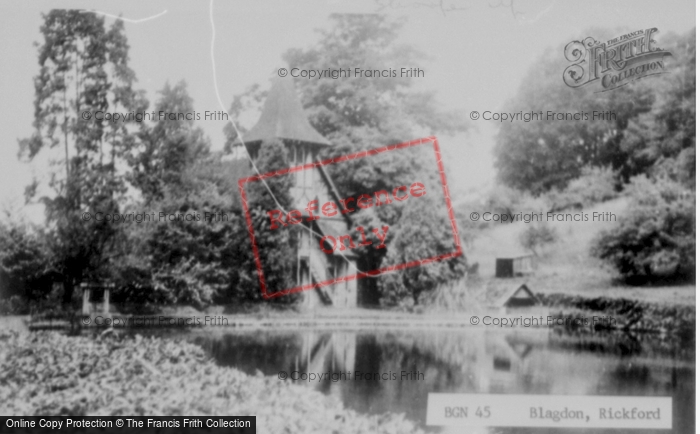 Photo of Blagdon, Rickford c.1955