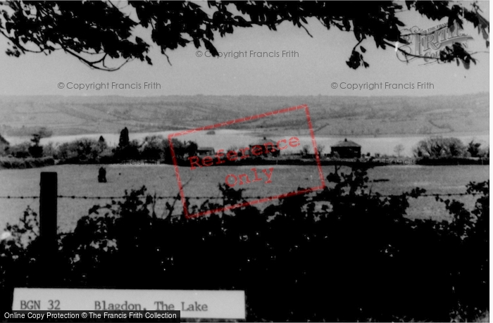Photo of Blagdon, The Lake c.1955
