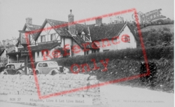 The Live And Let Live Hotel c.1937, Blagdon